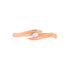 Curonda Damen Ring Rosegold 375 (9 Karat) Diamant Weiß 0,05 ct