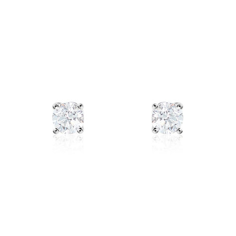 Damen Ohrstecker Weißgold 375 Diamant 0,32ct - Ohrstecker Damen | OROVIVO