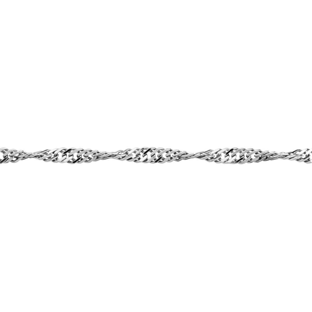 Damen Kette Silber Silber 925 Singapur S 1,80mm  - Halsketten Damen | OROVIVO