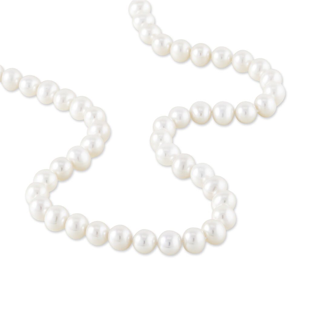 Collier Sameira Or Jaune Perle De Culture - Spannringe Damen | OROVIVO