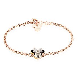 Damenarmband Edelstahl Rosé Vergoldet Minnie - Armbänder  | OROVIVO