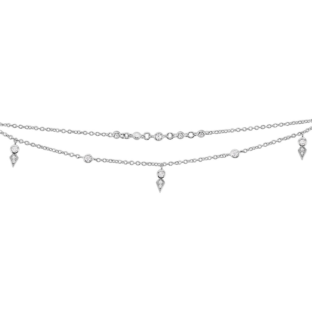 JULIA 2 Damen Armband Silber 925 Zirkonia Wei&szlig; 0,13 ct