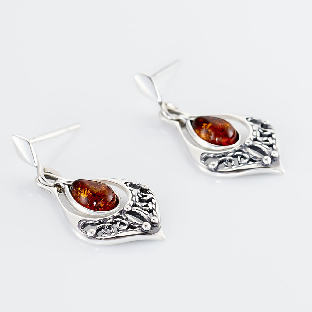 Boucles D'oreilles Melissa Argent Rhodie - Spannringe Damen | OROVIVO