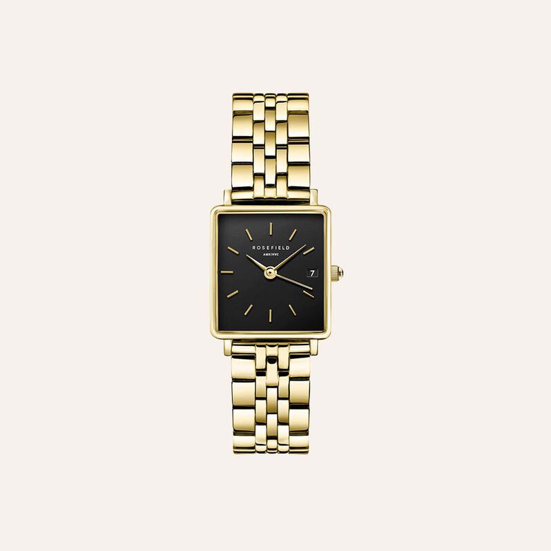 Orologio Al Quarzo Rosefield The Boxy Xs Qmbg-q025 - Spannringe Damen | OROVIVO
