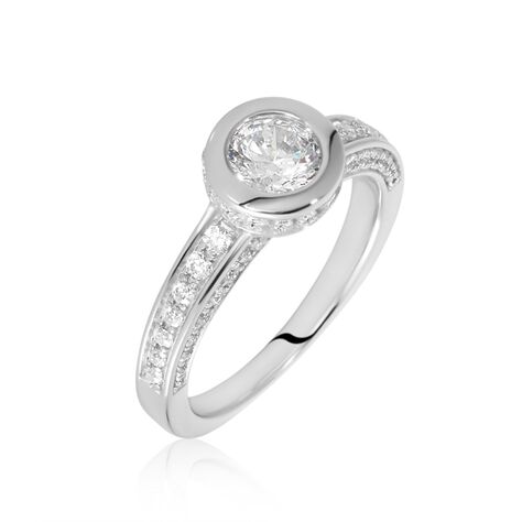 Damenring Silber 925 Zirkonia  - Verlobungsringe Damen | OROVIVO
