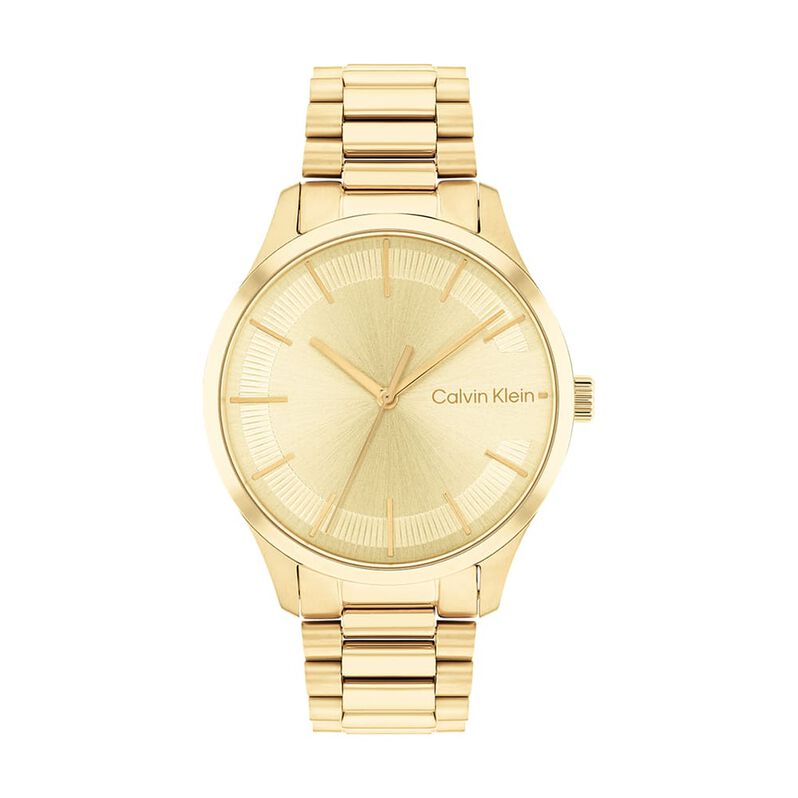 Montre Calvin Klein Iconic Bracelet Champagne - Spannringe Damen | OROVIVO