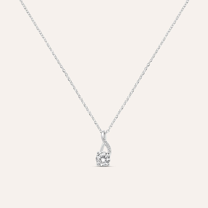 Collana Punto Luce Silver Elegance Argento Rodiato Cubic Zirconia - Spannringe Damen | OROVIVO