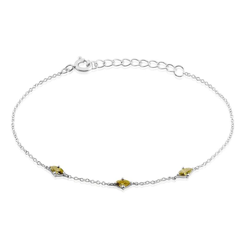 Bracelet Borya Argent Weiss Oxyde De Zirconium - Spannringe Damen | OROVIVO