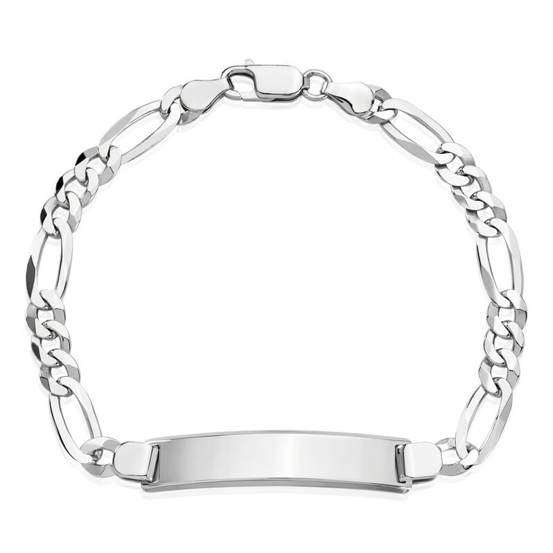FIGARO S ID Herren ID Armband Silber 925 B 6 mm - Armb&auml;nder mit Gravur Herren | OROVIVO