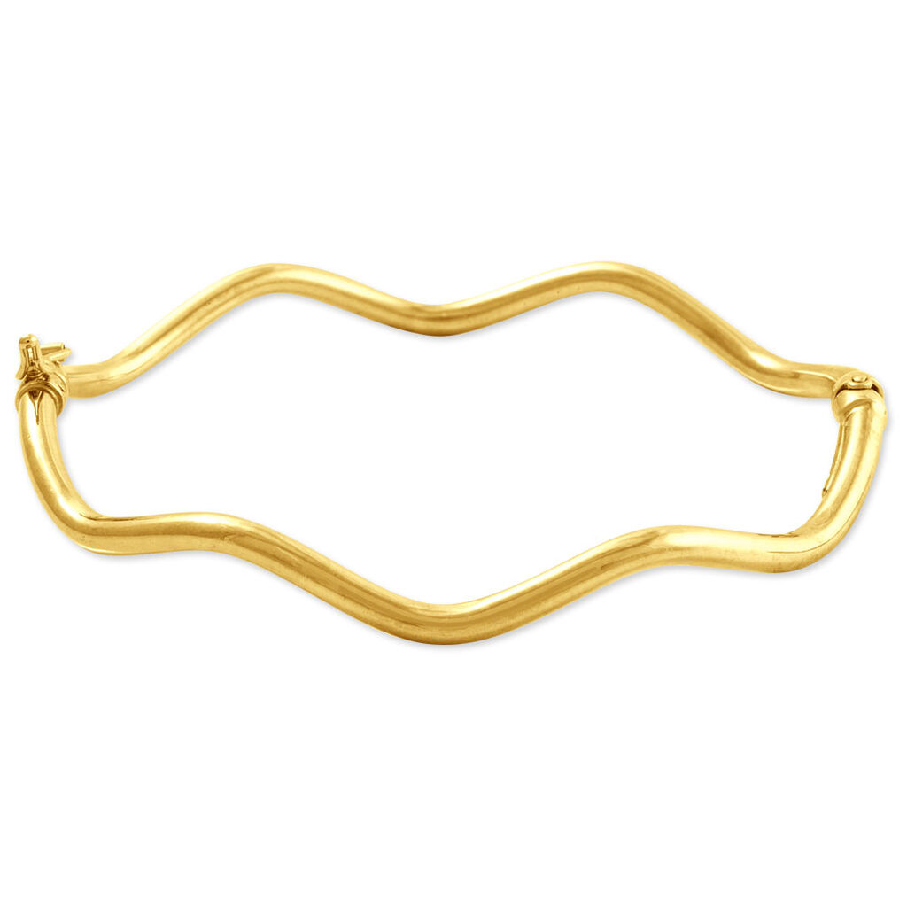 JENNIE ONDULE Damen Armreif / Armspange Gold 375 (9 Karat) B 3 mm
