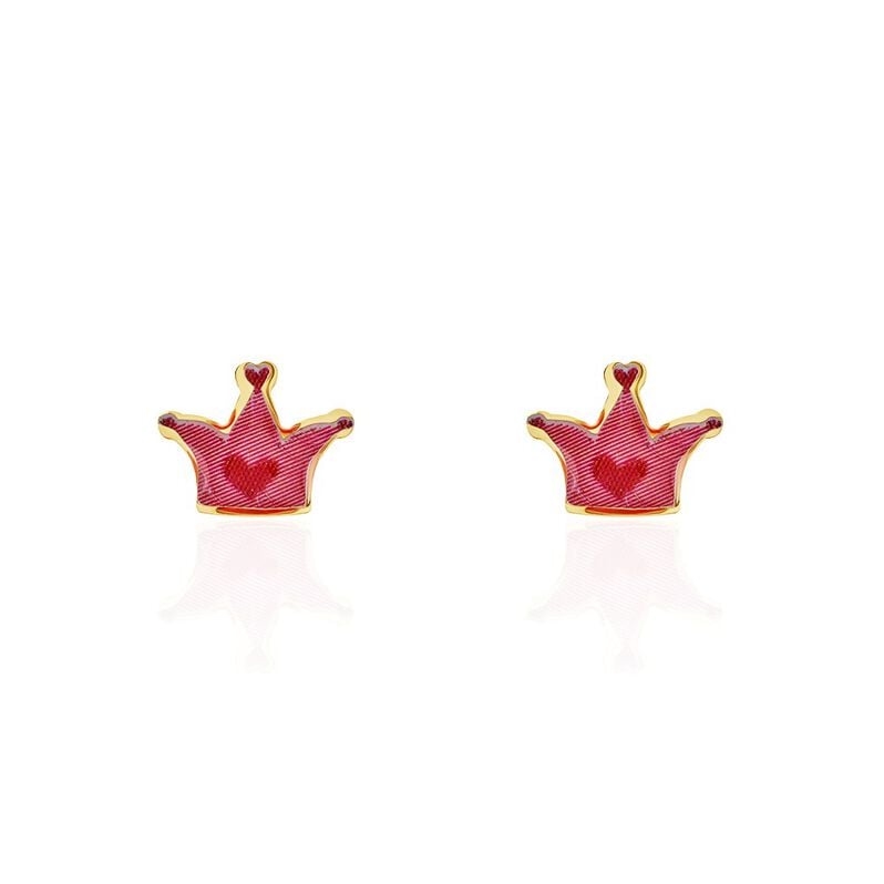 Boucles D'oreilles Puces Quinn Or Jaune - Spannringe Kinder | OROVIVO