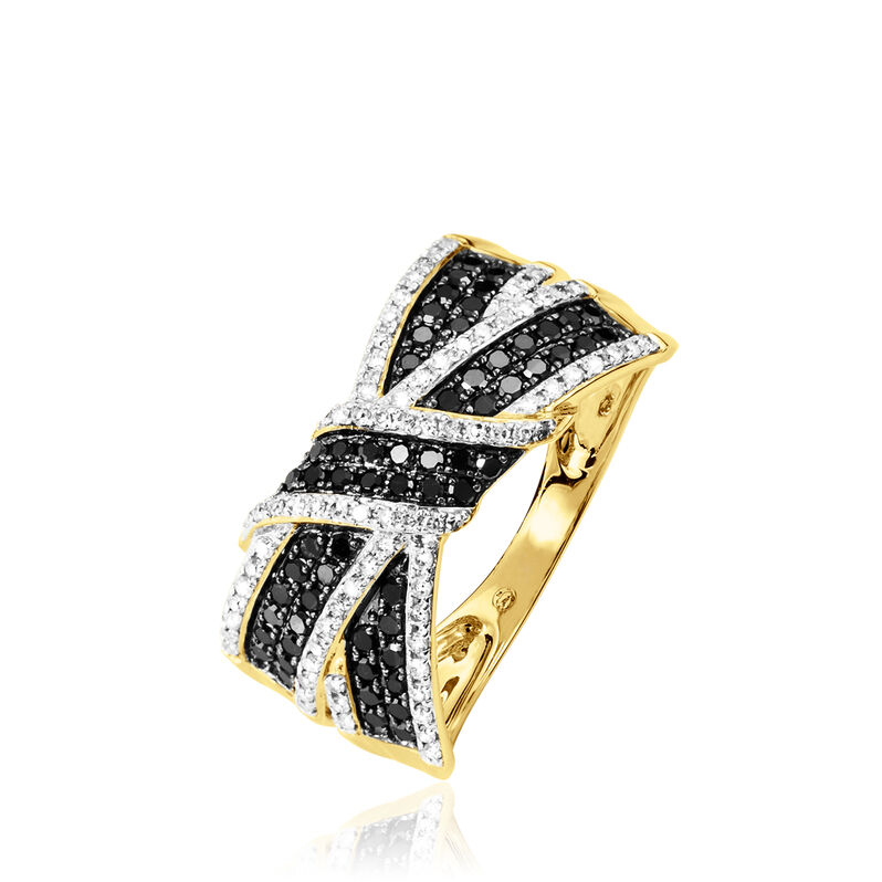 Bague Agnes Or Jaune Diamant - Spannringe Damen | OROVIVO
