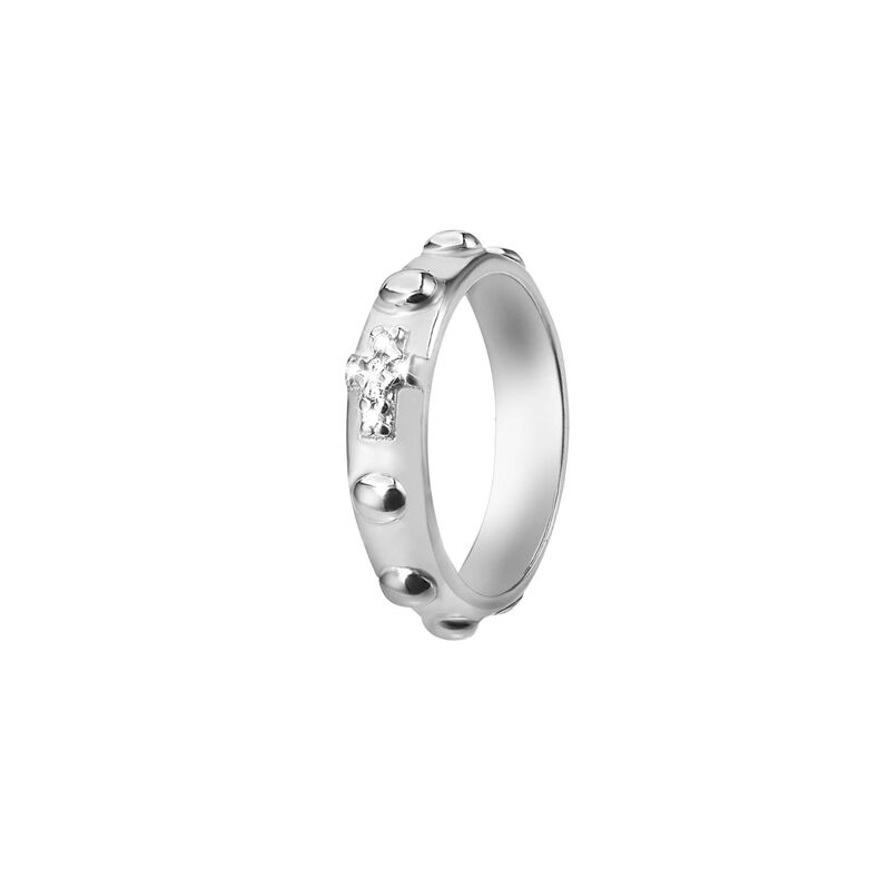Anello in argento rodiato - Spannringe Damen | OROVIVO