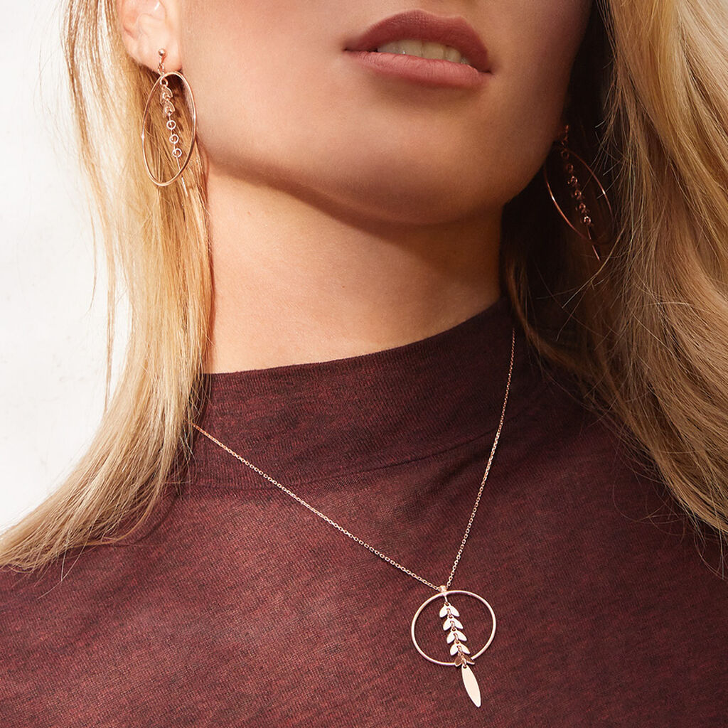 Damen Halskette Silber 925 Rosé Vergoldet - Halsketten Damen | OROVIVO