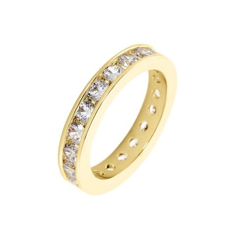 Damen Ring Vergoldet Zirkonia Marita 3,00mm  - Ringe mit Stein Damen | OROVIVO