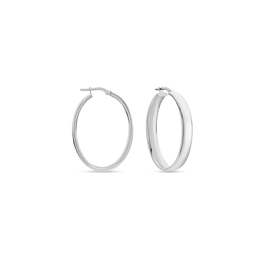 ELENI 1 Damen Creolen Silber Silber 925 B 60 mm