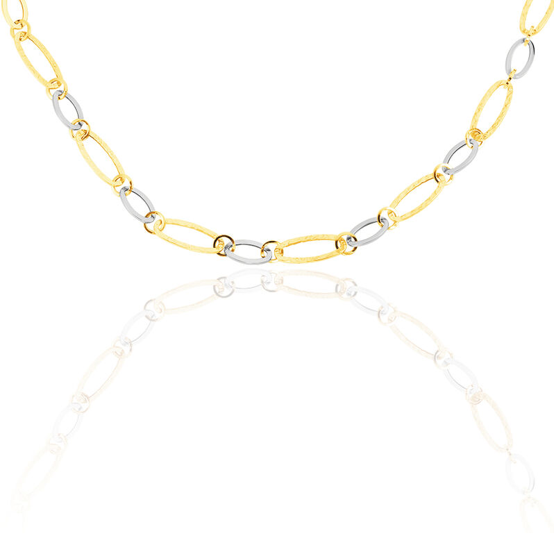 Damen Kette Gold Bicolor 375 (9 Karat) - Halsketten Damen | OROVIVO