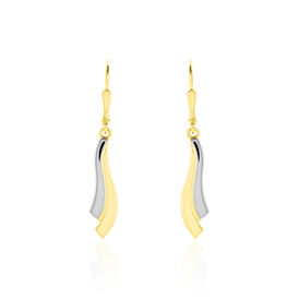 Damen Ohrhänger Lang Gold 333 Bicolor - Ohrhänger Damen | OROVIVO