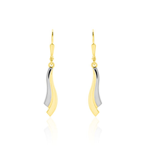 Damen Ohrhänger Lang Gold 333 Bicolor - Ohrhänger Damen | OROVIVO