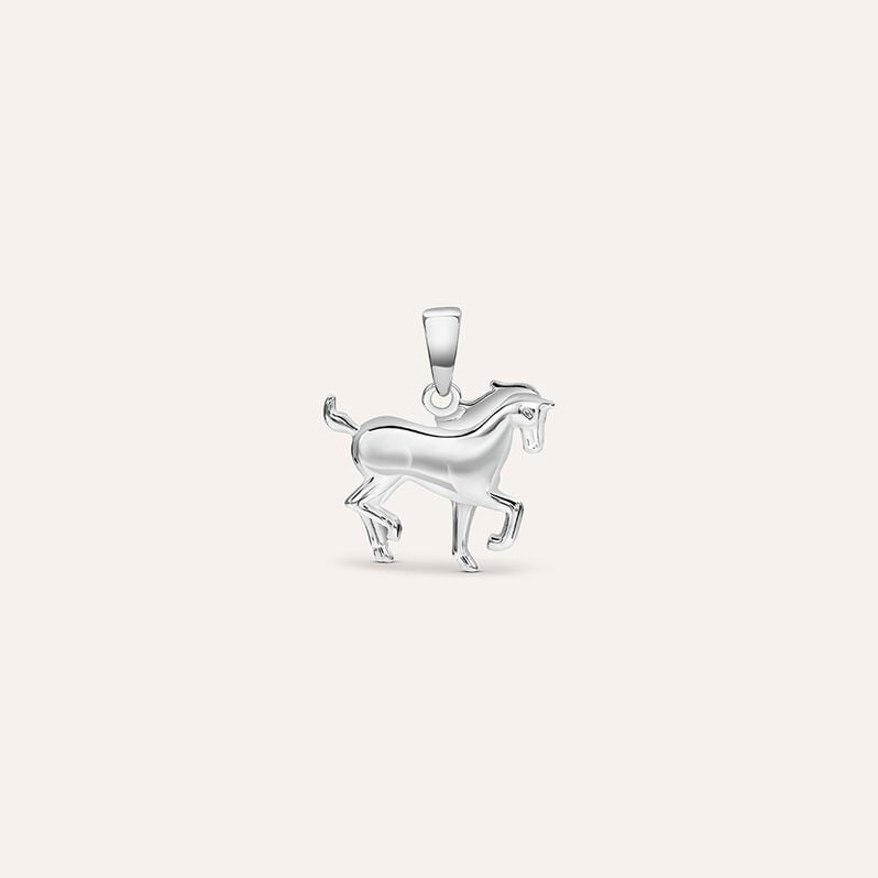 Pendente Love Beats Argento Rodiato - Spannringe Damen | OROVIVO