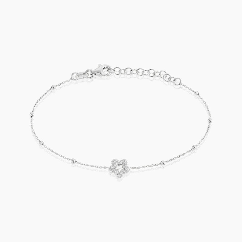 Bracelet Lizéa Argent Weiss - Spannringe Damen | OROVIVO