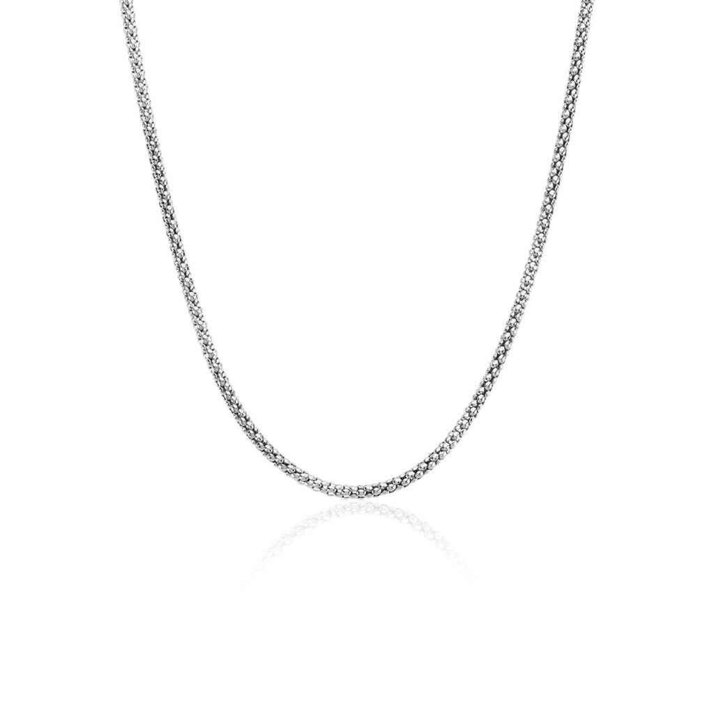 AMALLA Damen Kette Edelstahl B 2,3 mm, Kette ohne Stein