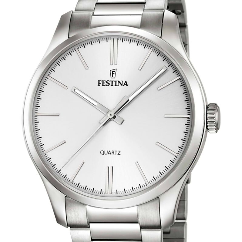 Solo tempo con cassa e bracciale in acciaio - Spannringe Herren | OROVIVO