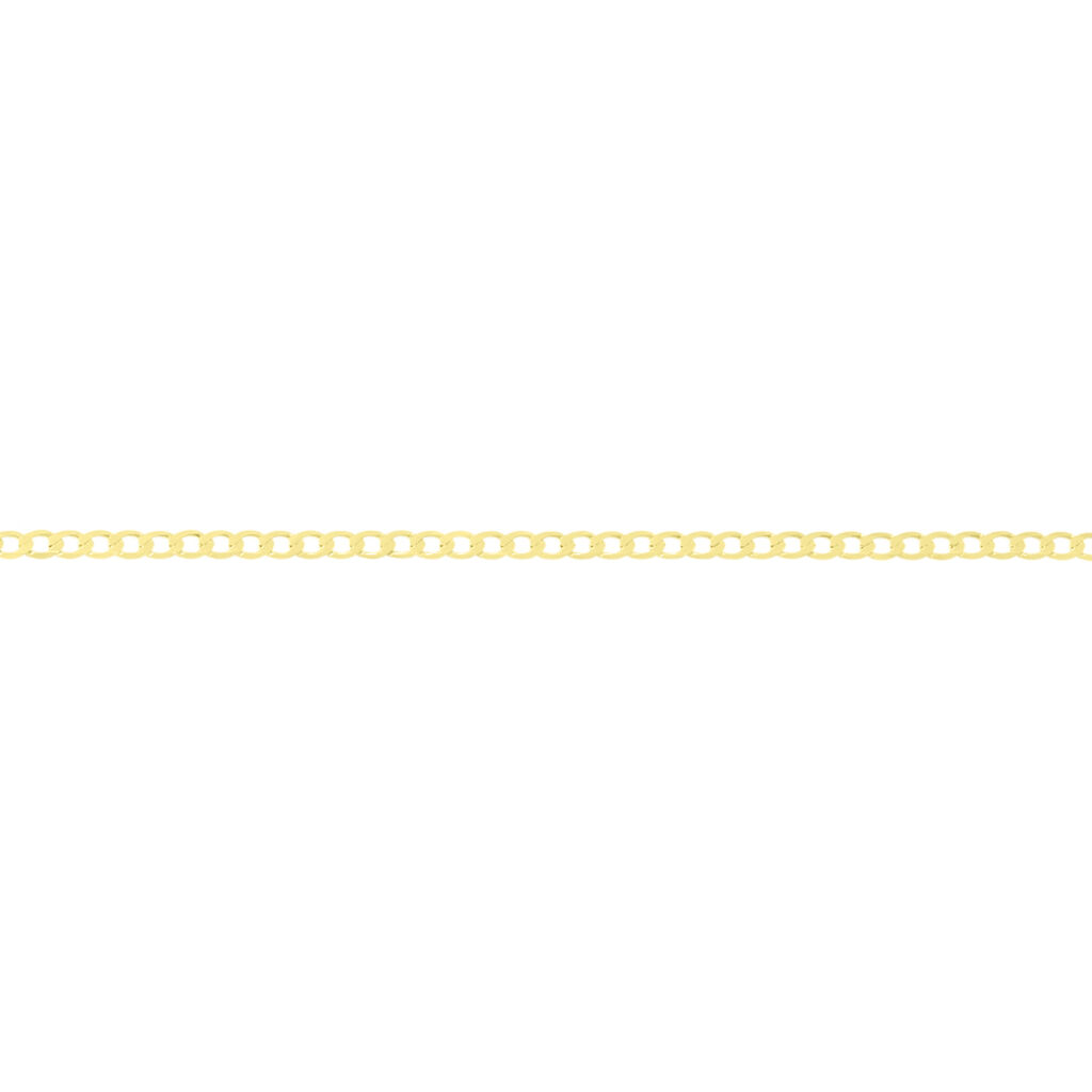 Unisex Panzerkette Gold 375  - Halsketten Unisex | OROVIVO