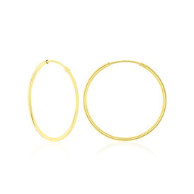 Damen Creolen Gold 375 32mm - Creolen Damen | OROVIVO