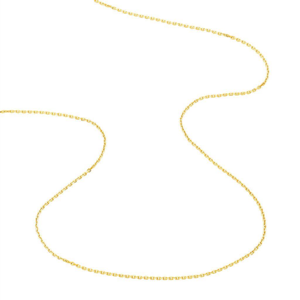 Damen Ankerkette Gold 585 Diamantiert  - Halsketten Damen | OROVIVO