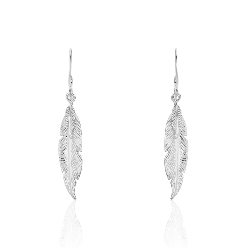 EURIELL 3 Damen Ohrringe Lang Silber 925 Feder - Ohrringe Damen | OROVIVO