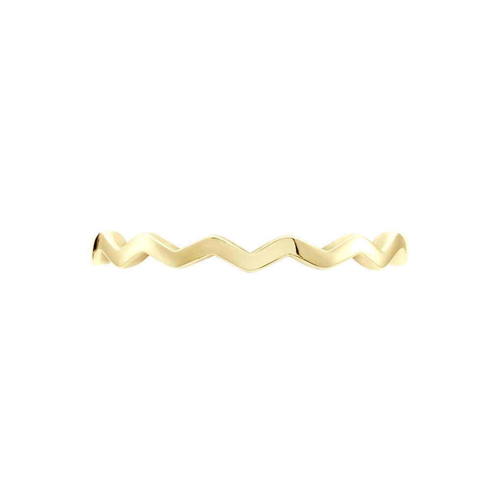 ELORINE Damen Ring Gold 375 (9 Karat) Zickzack