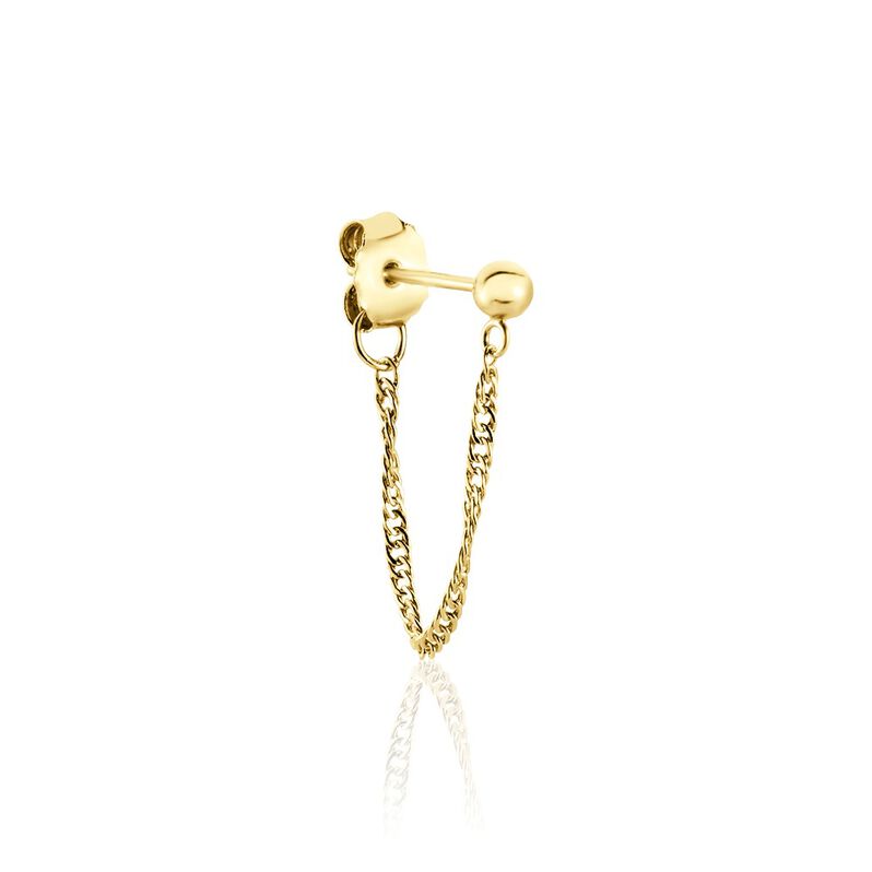Boucles D'oreilles Pendantes Duha Plaqué Or Jaune - Spannringe Damen | OROVIVO