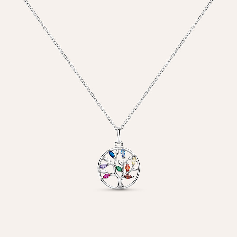 Collana Silver Moments Argento Rodiato Cubic Zirconia - Spannringe Damen | OROVIVO