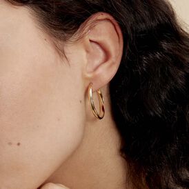 Damen Creolen 375 Gold 25mm - Creolen Damen | OROVIVO