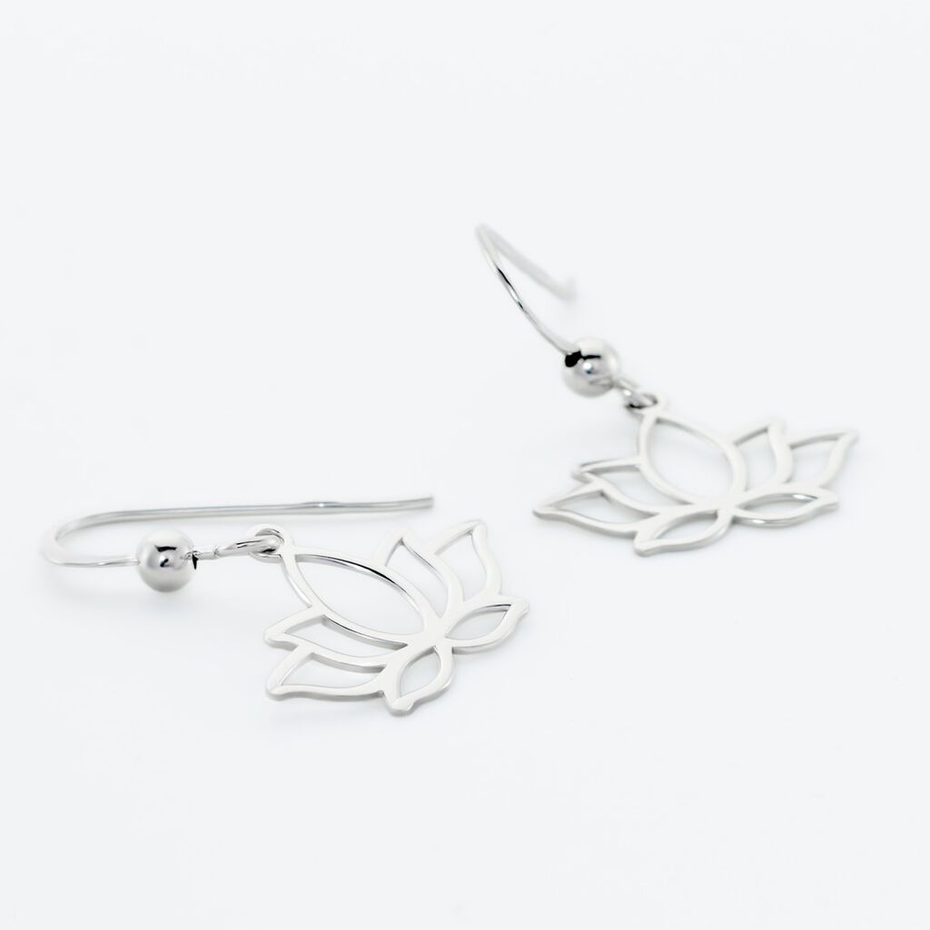 Damen Ohrhänger Silber 925 Lotus Blüte Gloria - Ohrhänger Damen | OROVIVO