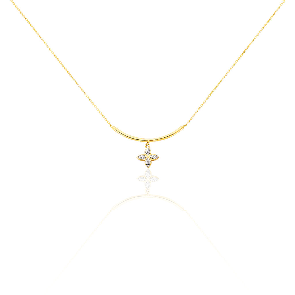 Collier Or Jaune Anabela Diamants - Spannringe Damen | OROVIVO