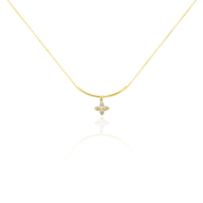 Collier Or Jaune Anabela Diamants - Spannringe Damen | OROVIVO
