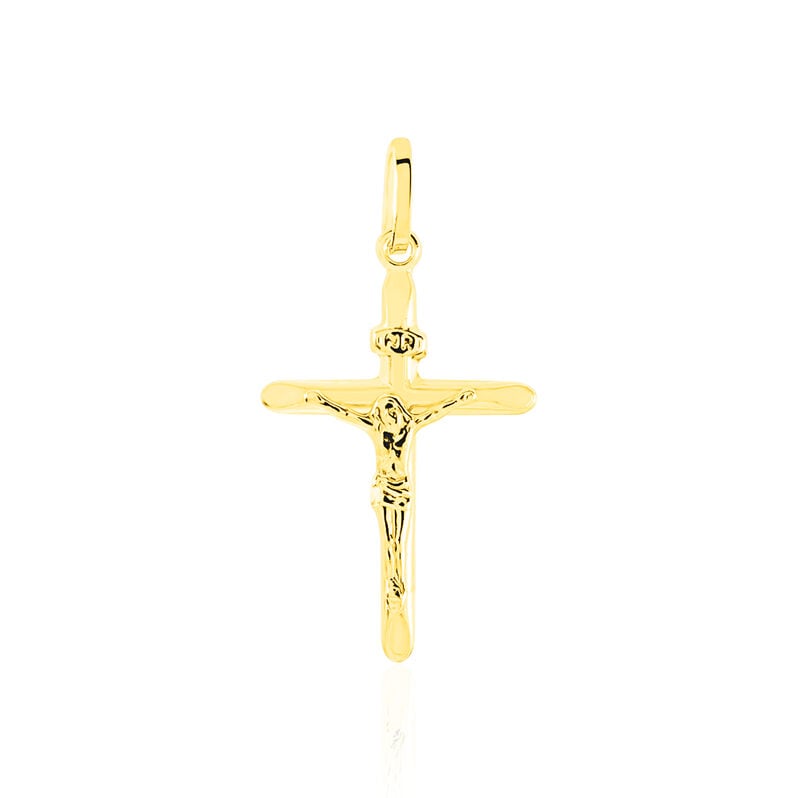 DAMIAN KREUZ 1 Unisex Anh&auml;nger Gold 375 (9 Karat) Christus - Schmuckanh&auml;nger Unisex | OROVIVO