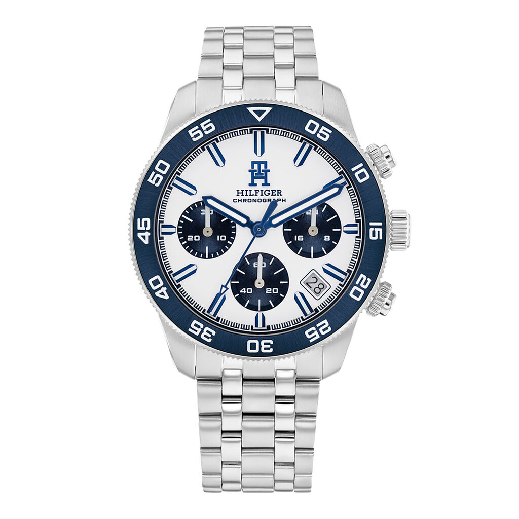 🦚 TOMMY HILFIGER Herrenuhr 1792157 Quarz, Uhr ohne Stein