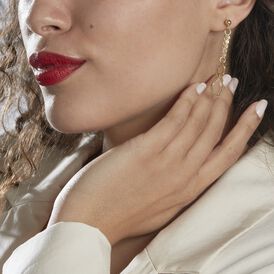 Damen Ohrstecker Lang Gold 375 - Ohrstecker lang Damen | OROVIVO
