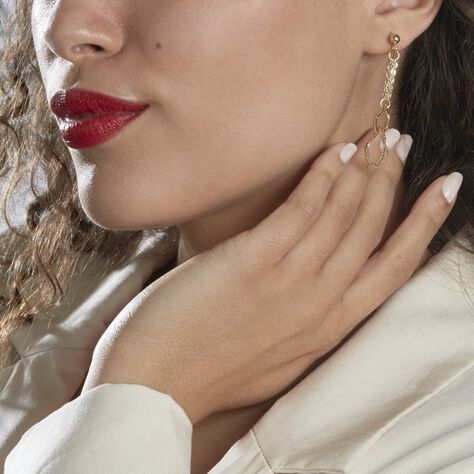 Damen Ohrstecker Lang Gold 375 - Ohrringe Damen | OROVIVO