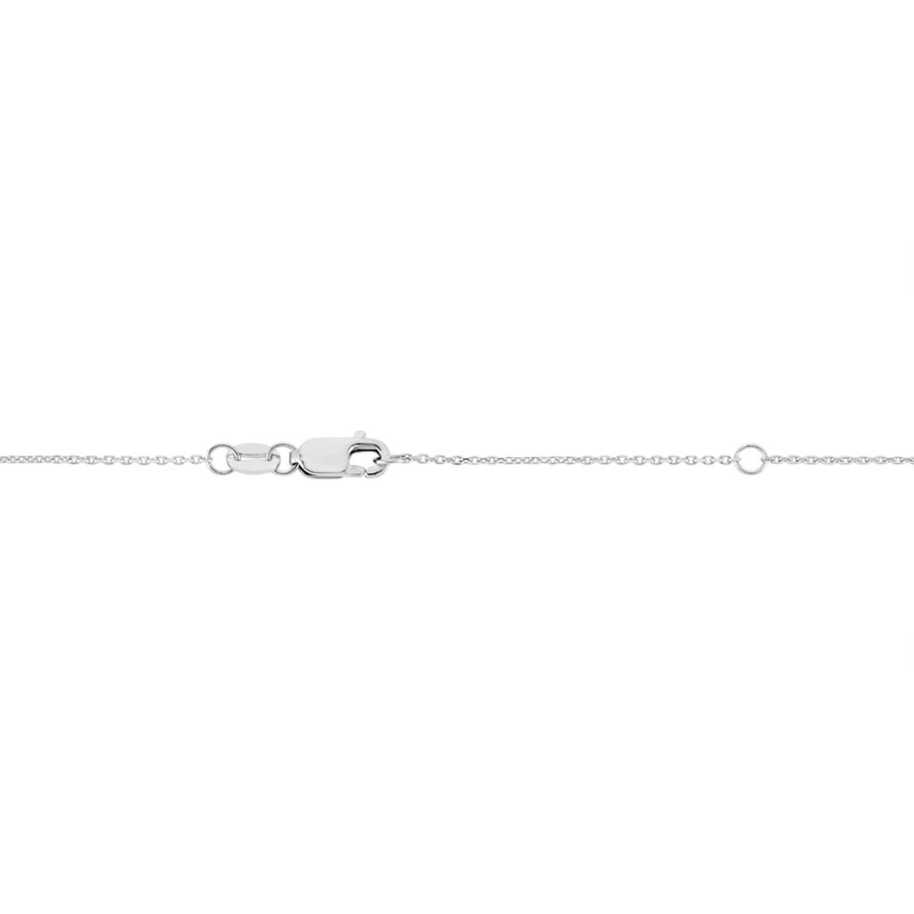 Damen Collier Weißgold 750 synthetischer Diamant 0,52ct Love - Halsketten Damen | OROVIVO