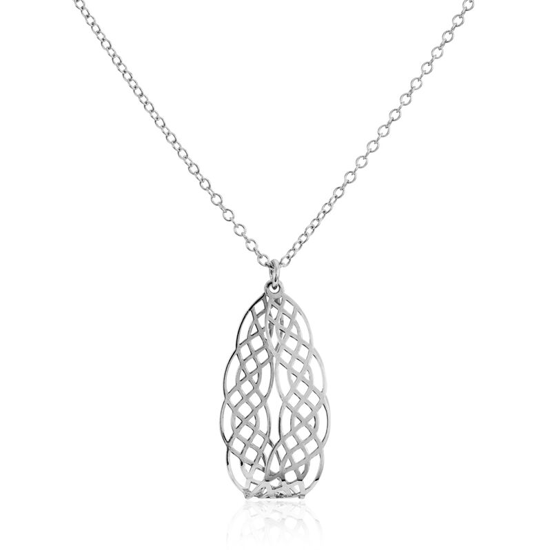 Collier Argent Blanc - Spannringe Damen | OROVIVO