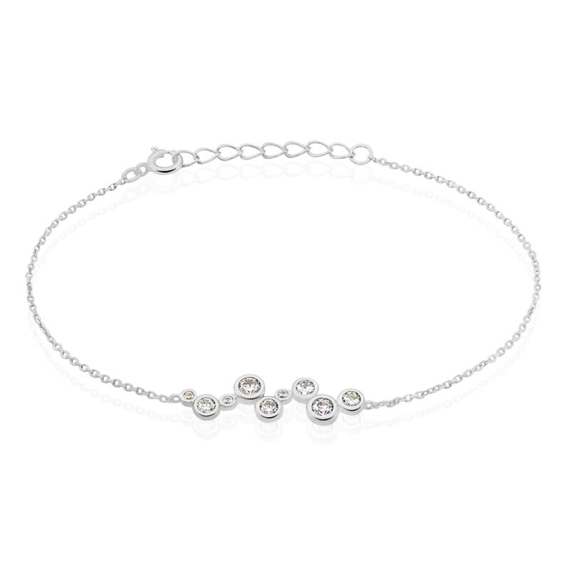 Bracelet Cristof Argent Rhodié Oxyde - Spannringe Damen | OROVIVO