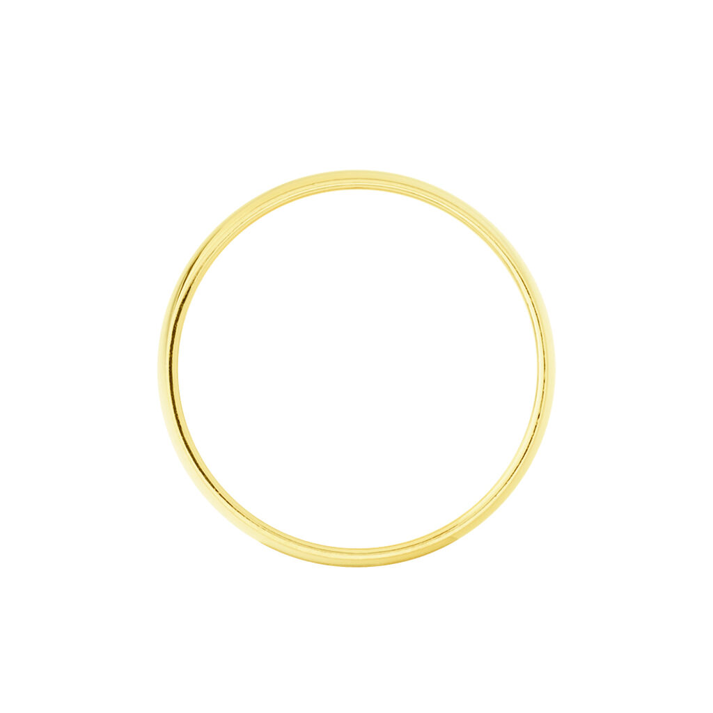 Alliance Irais Demi Jonc Classique Or Jaune - Spannringe Familie | OROVIVO
