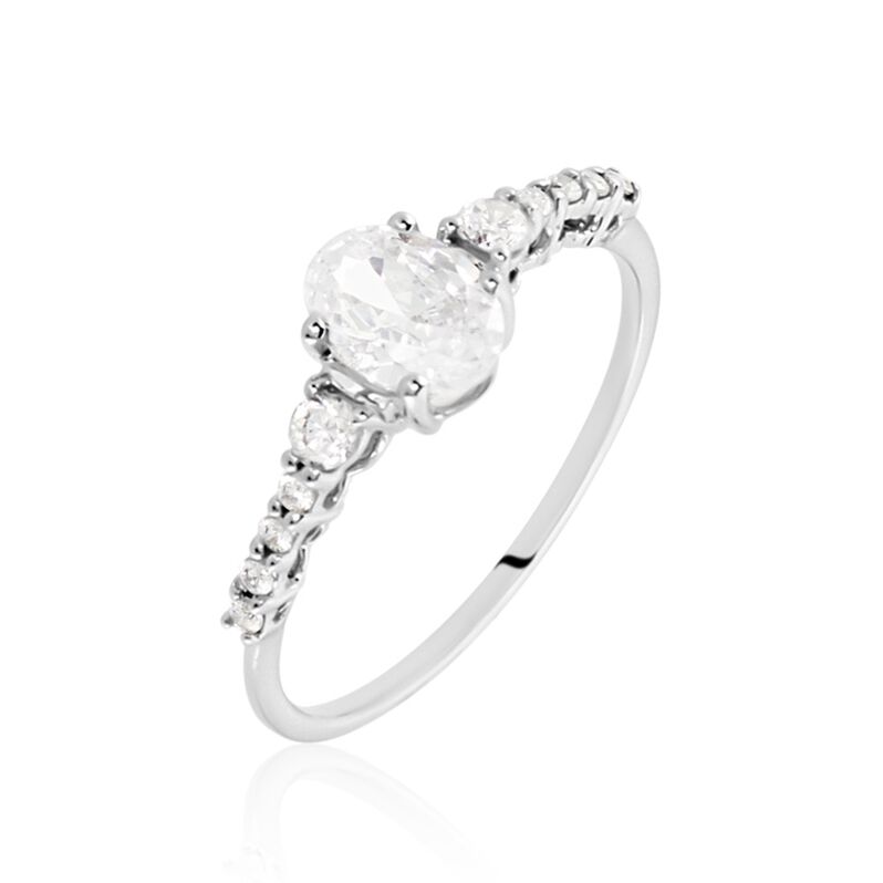 Bague Or Weiss Peadar Oxyde De Zirconium - Spannringe Damen | OROVIVO
