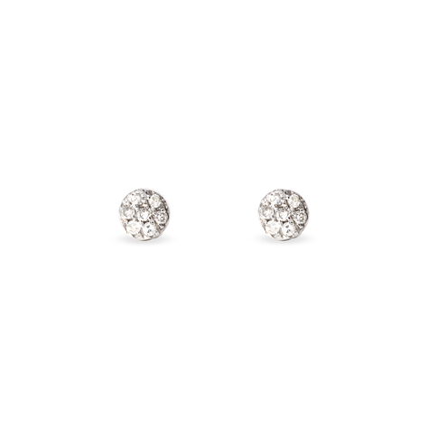 Damen Ohrstecker Weißgold 375 Diamant 0,07ct  - Ohrstecker Damen | OROVIVO