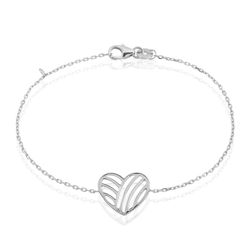 Bracelet Melinda Argent Blanc - Spannringe Damen | OROVIVO