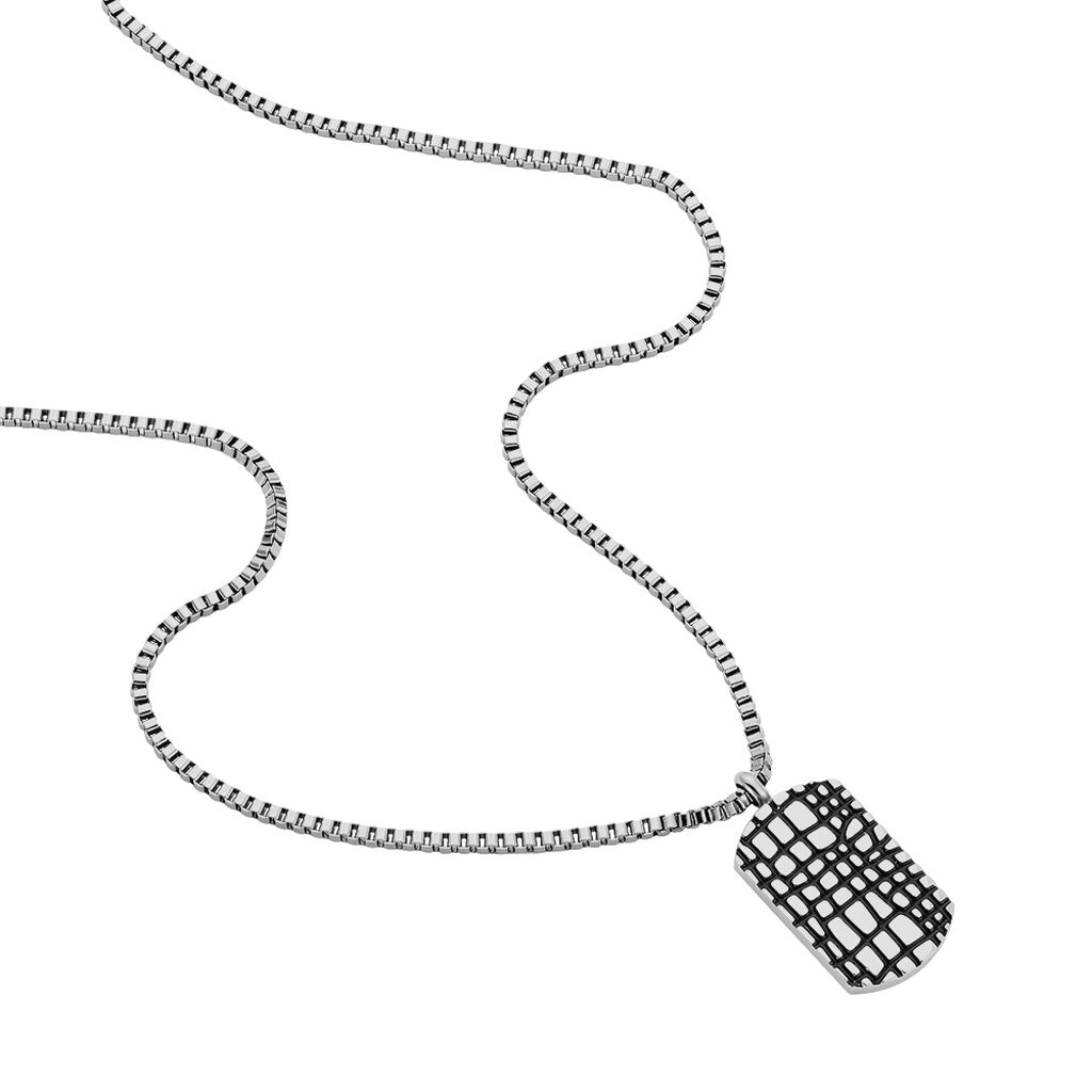 Herren Halskette Edelstahl Dog Tag - Halsketten Herren | OROVIVO